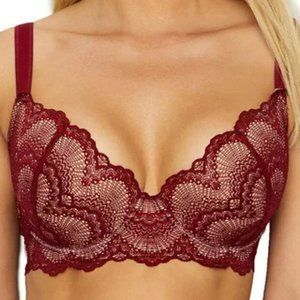 NWT Lace Balcony Bra size 36DDD Camio Mio